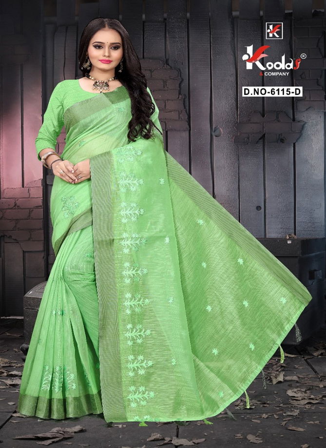 Ruhani 6115 Casual Wear Fancy Party Wear Cotton Sarees Collection